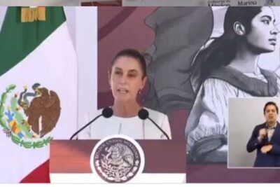 “No triunfa quien recurre al extranjero”: Sheinbaum lanza mensaje político en Veracruz