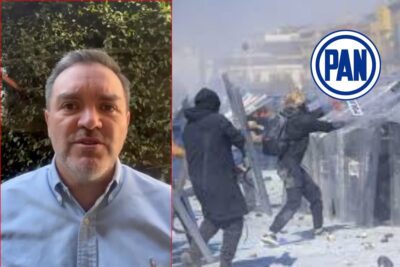 PAN reclama silencio de organismos de derechos humanos tras operativo en protesta del Zócalo
