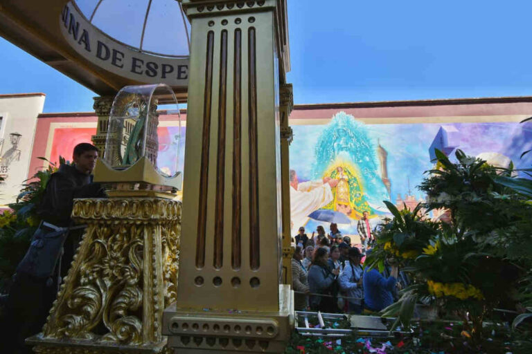 Más de 15 mil personas reciben a “la Preladita” en Guadalupe, Zacatecas