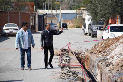 Pepe Saldívar mejora drenaje en beneficio de las familias de Zóquite