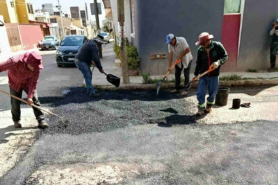 Refuerza Guadalupe programa permanente de bacheo y reparación