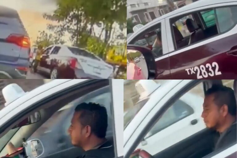 Ella solo vendía dulces y la golpea un taxista