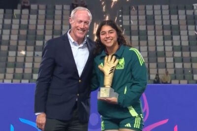 Valentina Murrieta gana Guante de oro en Mundial Sub-17