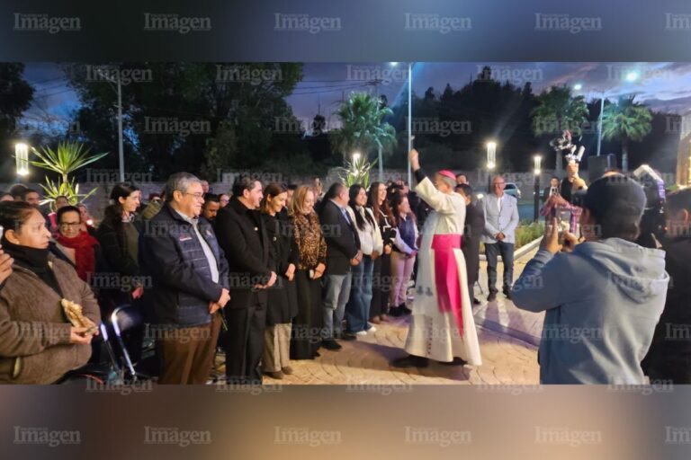Obispo de Zacatecas bendice Monumento en honor a la Virgen de Guadalupe en Fresnillo