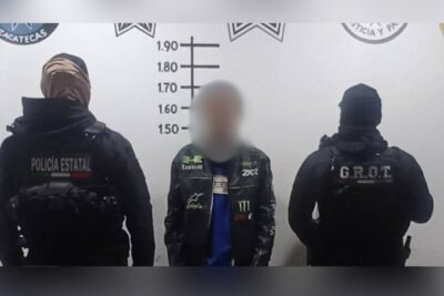 Detienen a hombre con motocicleta robada durante operativo en Zacatecas