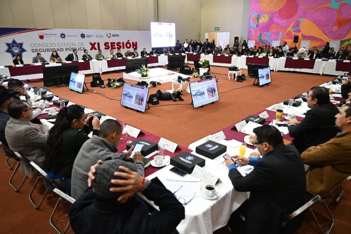 Aprueban Mando Policial Único y Coordinado en Zacatecas con respaldo del Gobernador.