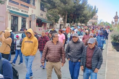 SITTEZ se moviliza en Zacatecas y exige respaldo del Congreso para defender derechos laborales