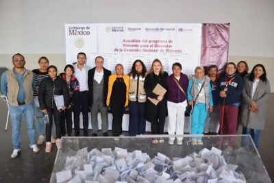 Asignan por sorteo más de mil viviendas del programa Bienestar en Zacatecas