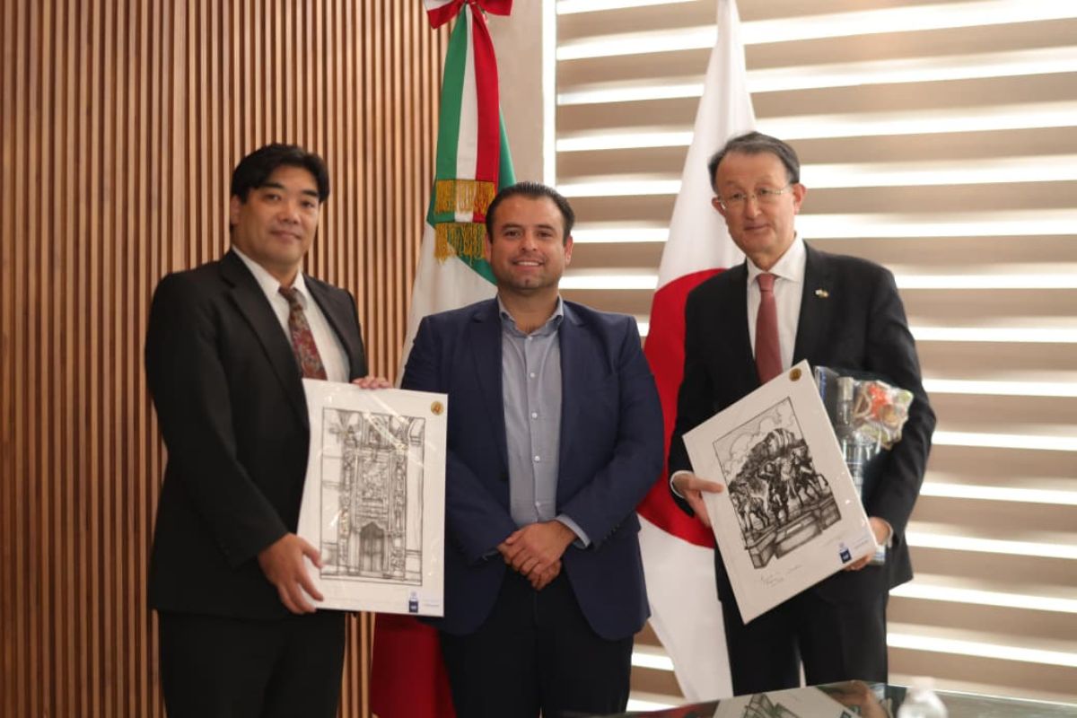 Zacatecas Capital busca fortalecer vínculos económicos y culturales con Japón.