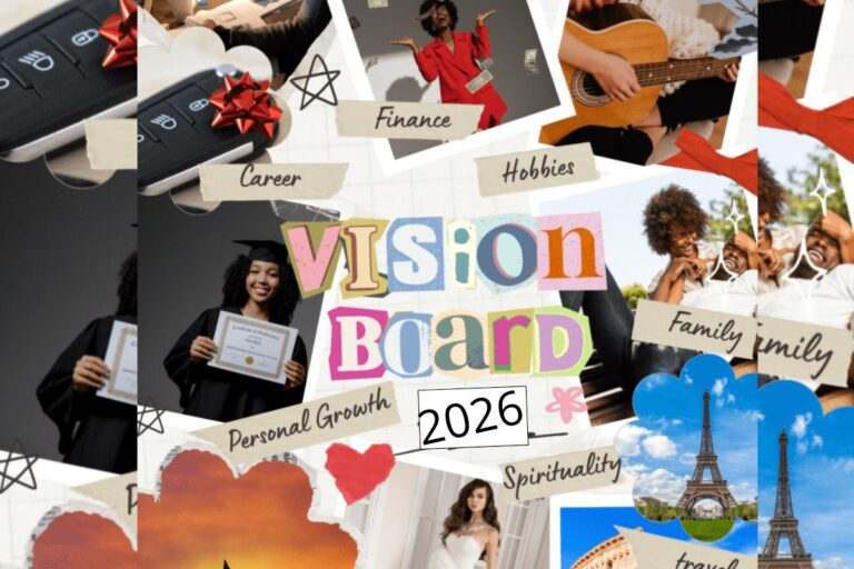 Cómo hacer un vision board paso a paso para 2026