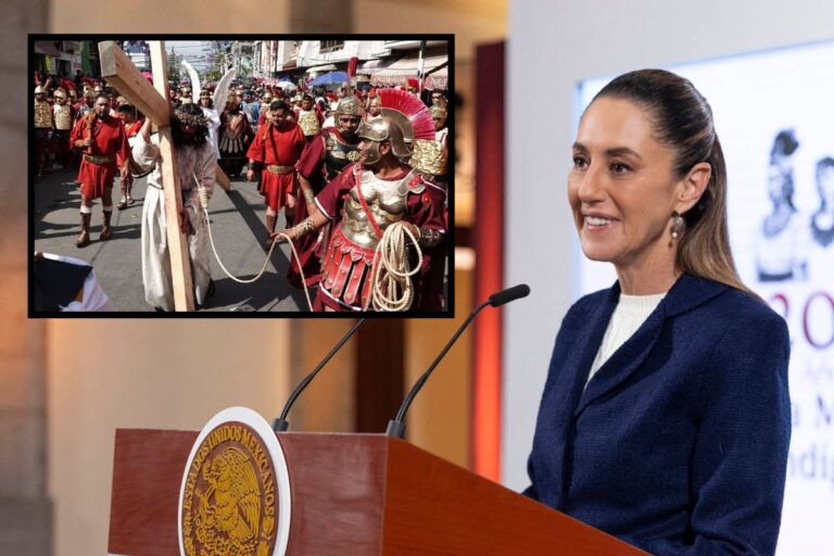 Sheinbaum celebra el reconocimiento mundial de la Pasión de Cristo en Iztapalapa