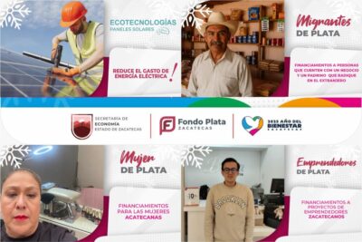 Fondo Plata impulsa a emprendedores con financiamiento de las tasas más bajas en Zacatecas