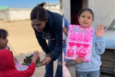 Caravana Navideña logra entregar 800 juguetes a niños fresnillenses
