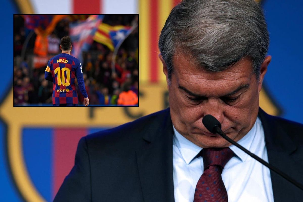 Laporta admite que la salida de Messi del Barcelona aún le causa tristeza