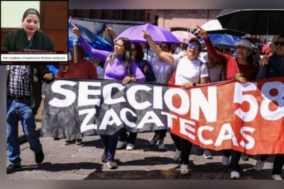 Sección 58 ratifica paro indefinido y exige renuncia de la secretaria de Educación