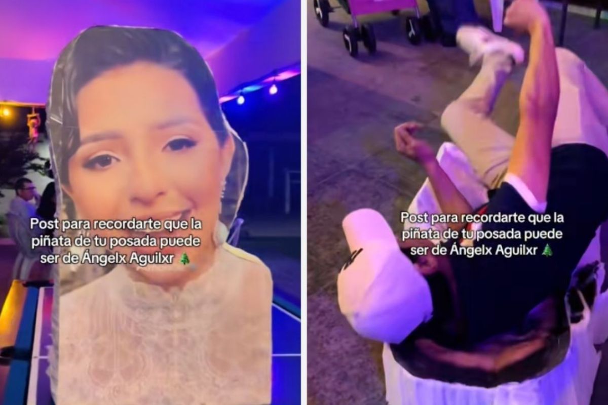 Piñatas de Ángela Aguilar y Christian Nodal: el trend viral que divide opiniones en las posadas de 2025