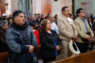 Celebran misa en honor a migrantes Fresnillenses