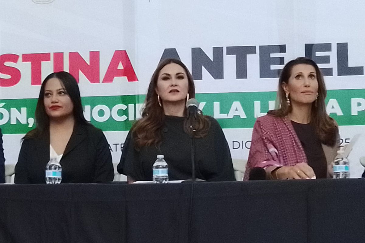 Embajadora expone crímenes contra Palestina en Zacatecas