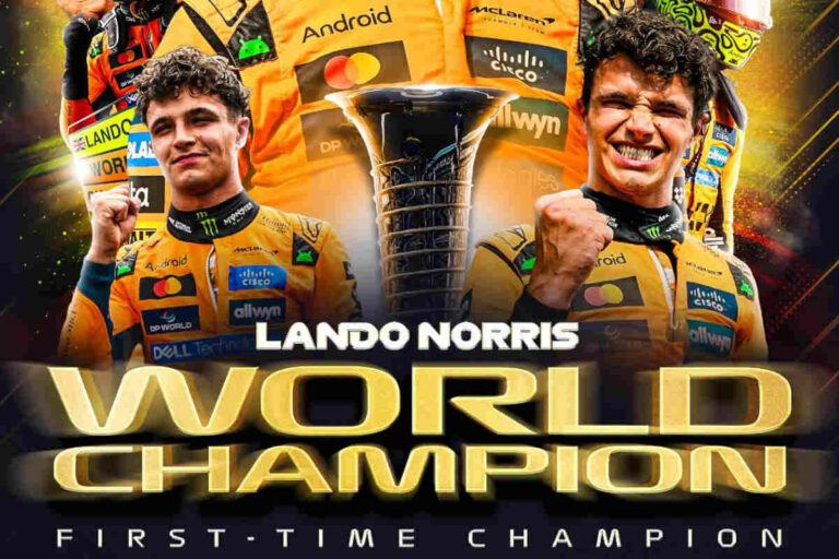 Lando Norris es el nuevo campeón de Fórmula 1 tras dramático cierre en Abu Dhabi