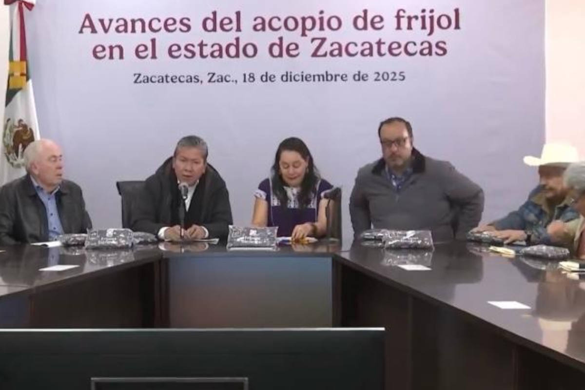 María Luis Albores anuncia compra histórica de 80 mil toneladas frijol
