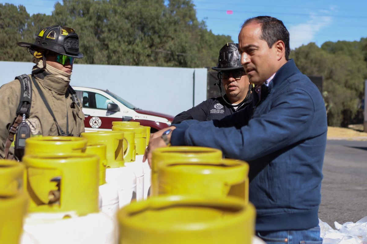 Pepe Saldívar pone en marcha el programa “Hogar Seguro” para sustituir cilindros dañados de gas LP en Guadalupe