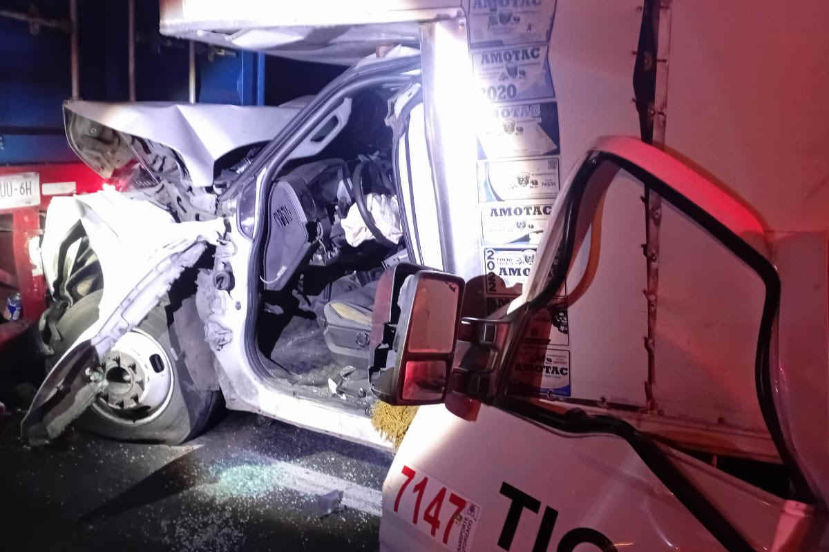 Rescatan a adulto mayor tras fuerte choque en la carretera federal 45 Zacatecas–Aguascalientes