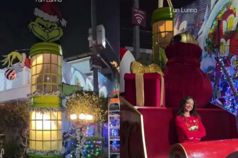 Una casa en CDMX famosa por sus decoraciones navideñas