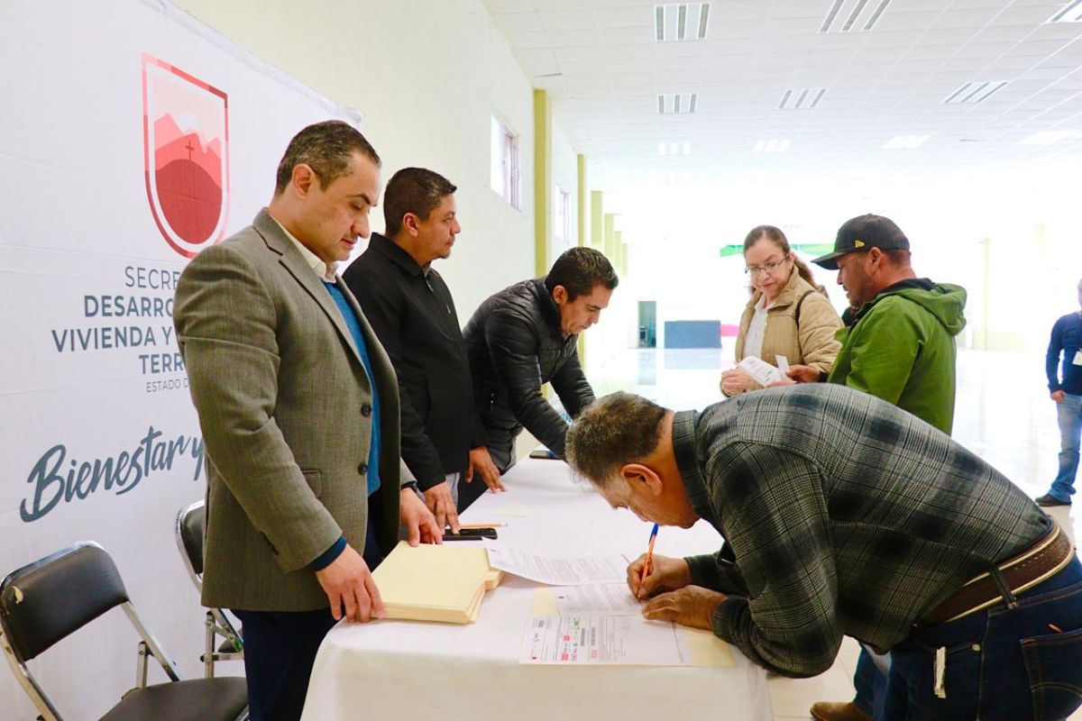 Avanza regularización de viviendas y certeza patrimonial en Villa de Cos.