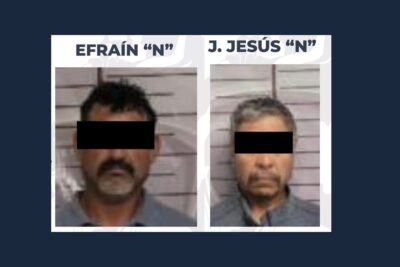 Detienen a dos personas con órdenes de aprehensión por homicidio calificado