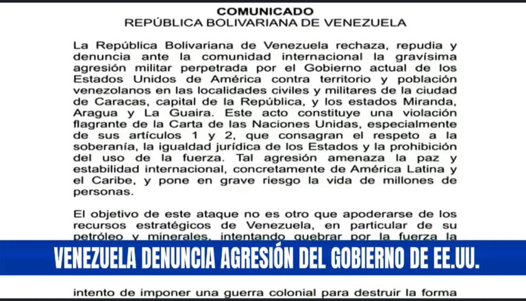 Gobierno de Venezuela denuncia agresión extranjera y decreta Estado de Conmoción Exterior