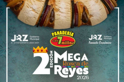 Invita alcalde Rodrigo Ureño a la Mega Rosca de Reyes en el corazón de Jerez