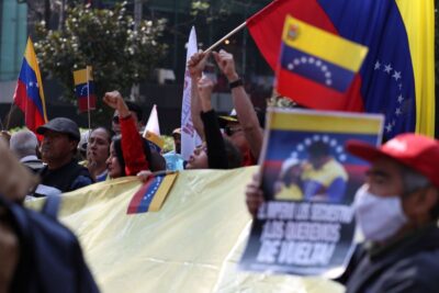 Marcha por la defensa de la soberanía nacional apoya a Venezuela