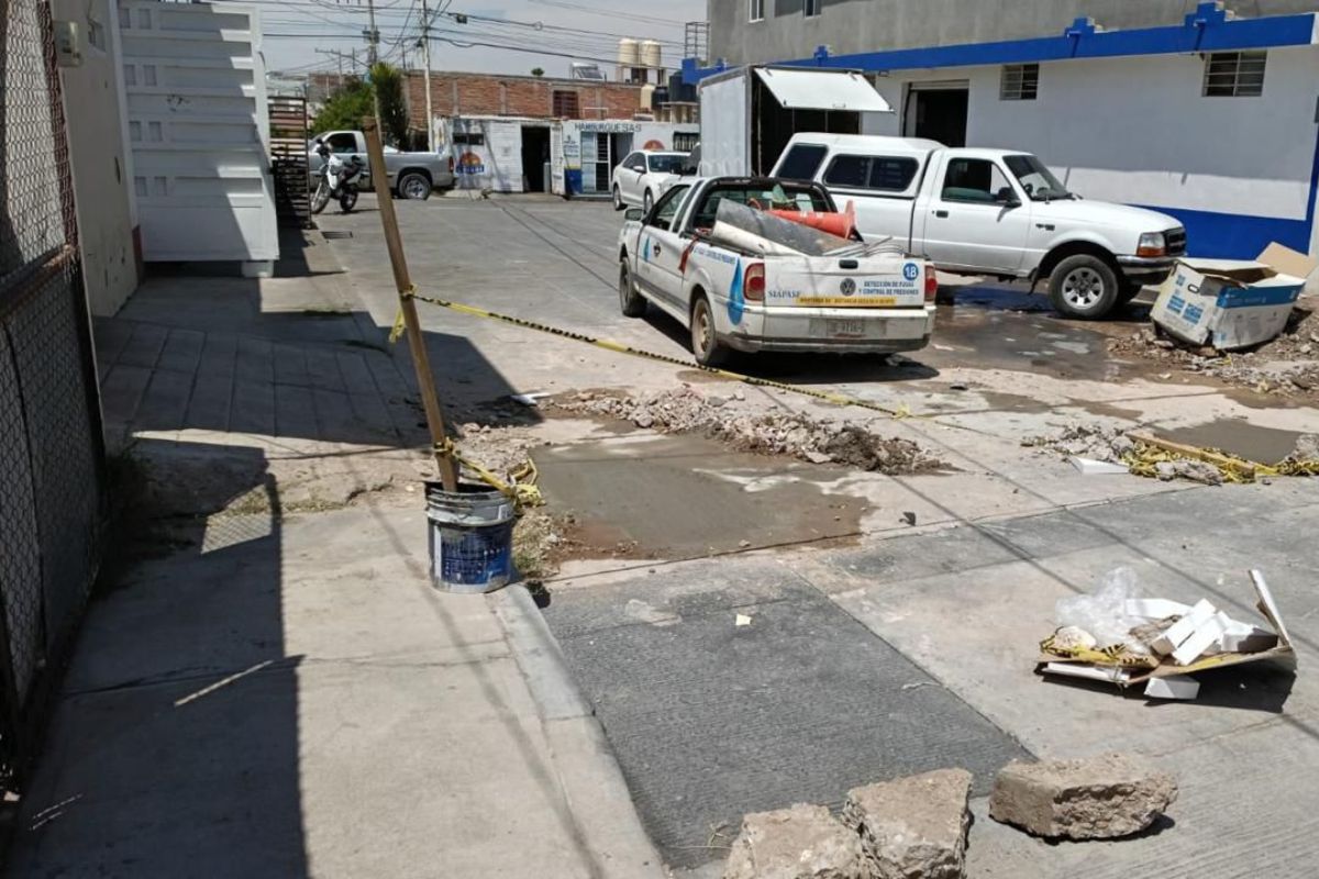 SIAPASF repara cerca de 100 baches derivados de trabajos hidráulicos en Fresnillo