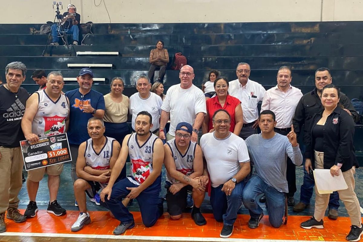 SIAPASF Fresnillo se corona campeón del Torneo de Básquetbol del SUTSEMOP