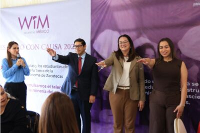 Zacatecas fortalece la inclusión de las mujeres en la minería con alianza con WIM México