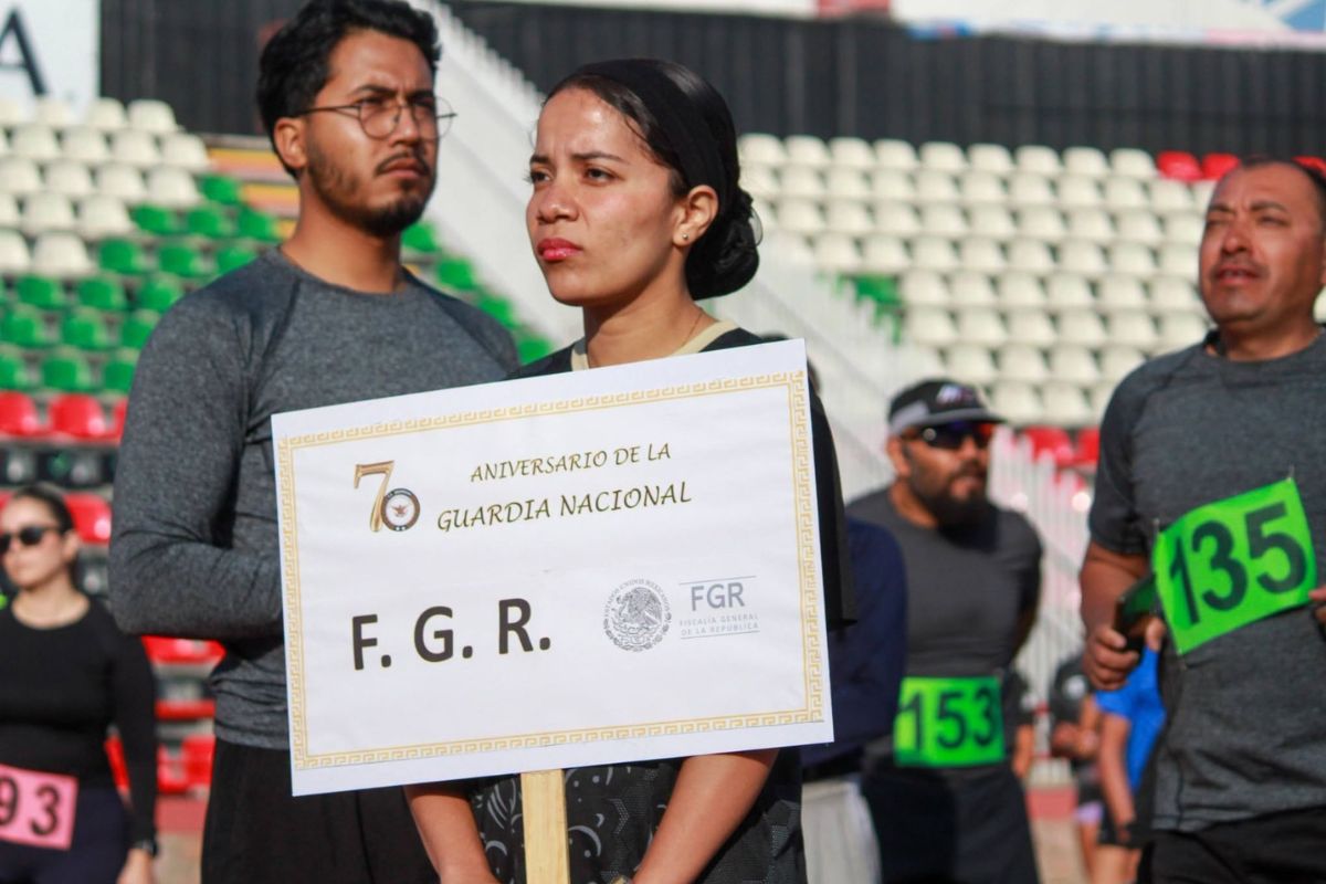 Guardia Nacional conmemora su séptimo aniversario con carrera familiar en Zacatecas.