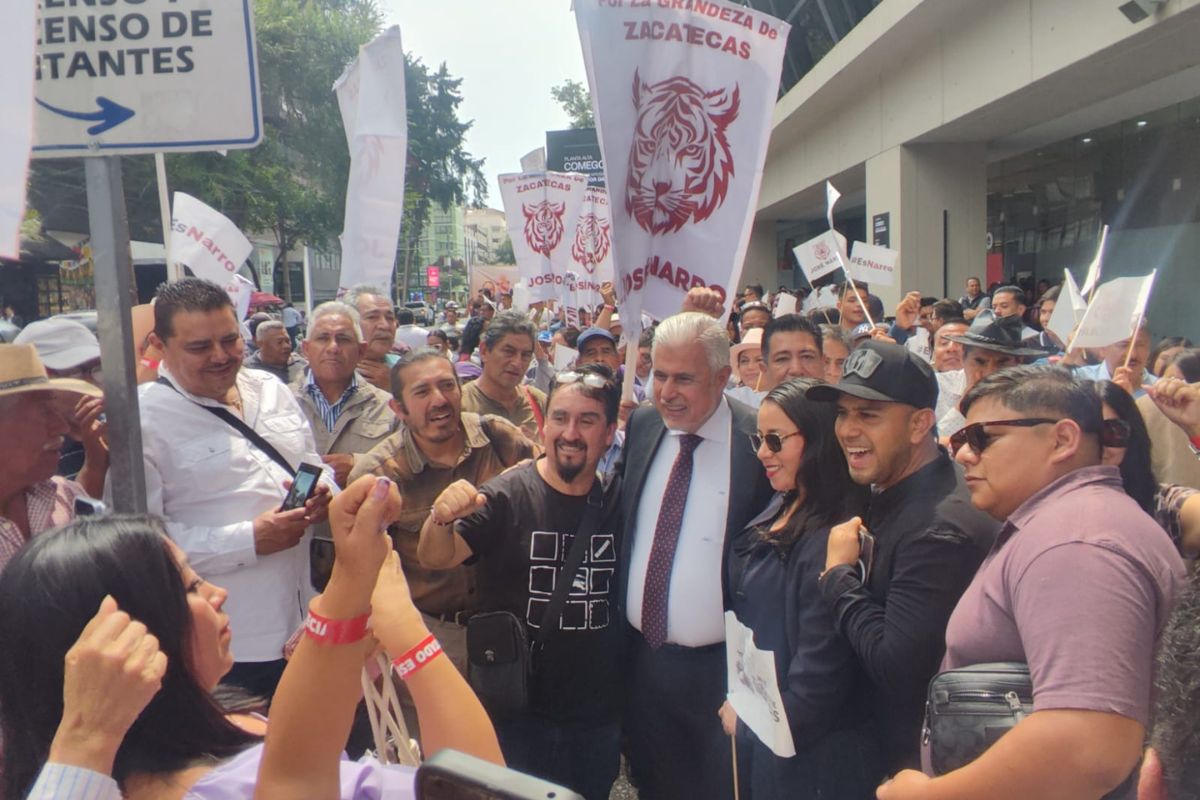 José Narro formaliza su registro para coordinar la Defensa de la Cuarta Transformación en Zacatecas