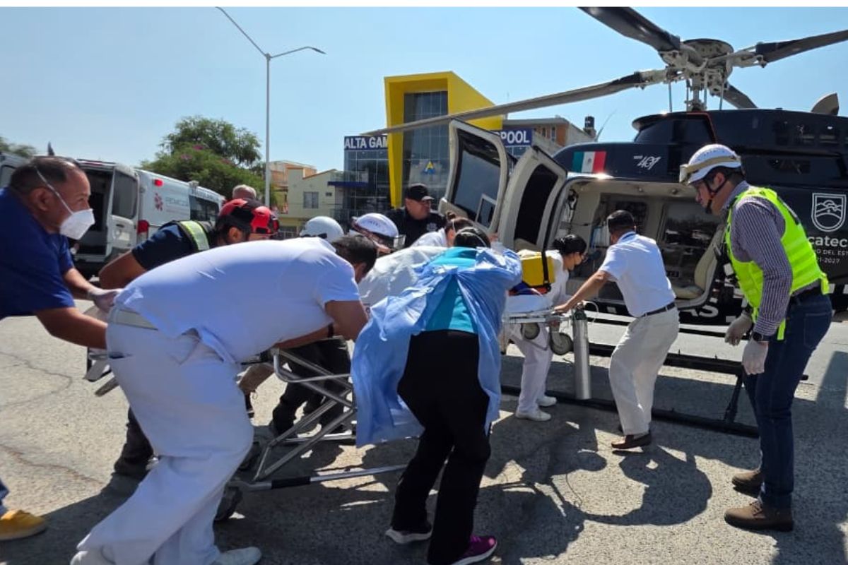 Trasladan por vía aérea a menor lesionado tras accidente con un caballo en Jerez