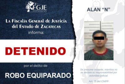 Capturan a dos hombres con órdenes de aprehensión en Guadalupe y Fresnillo