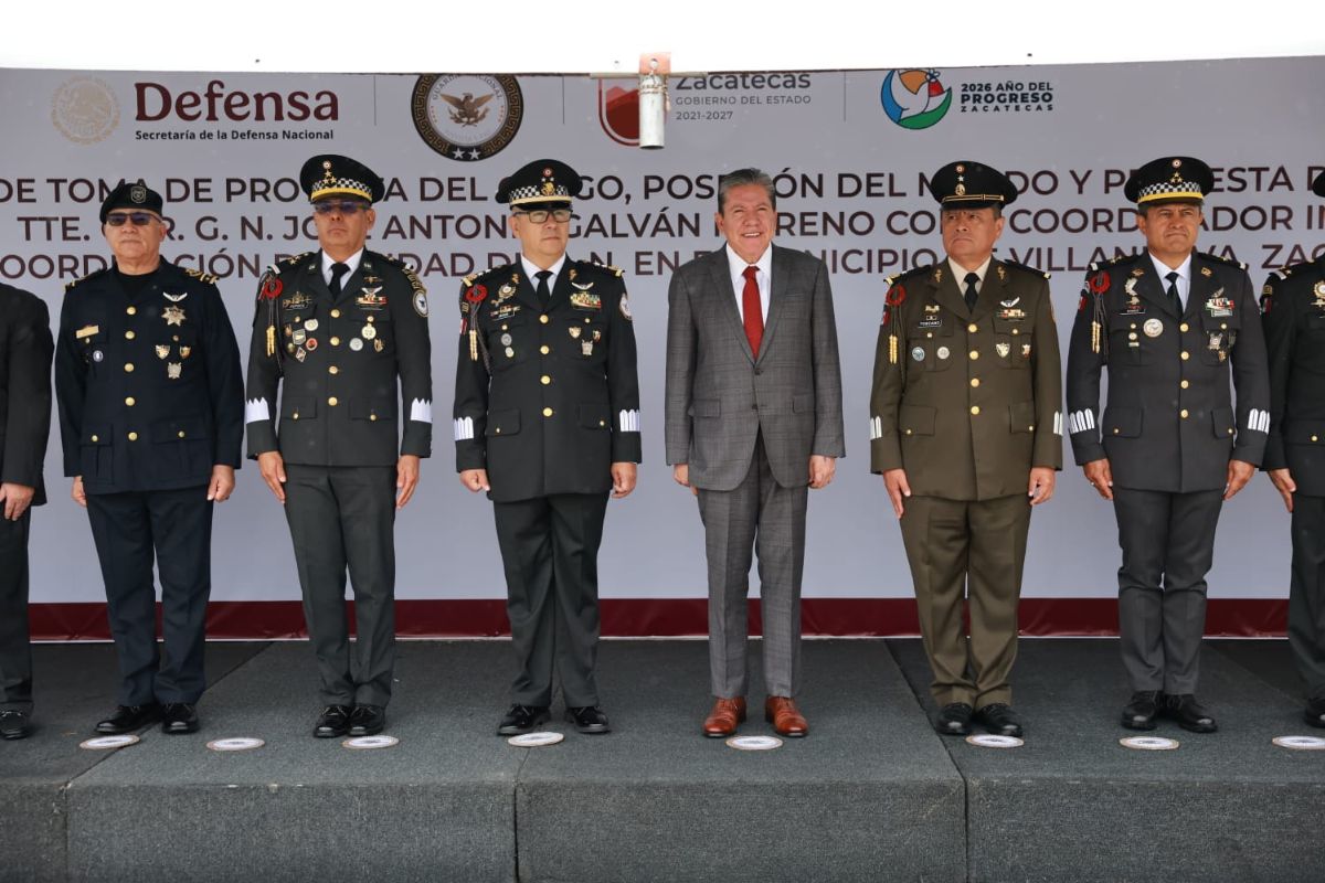 José Antonio Galván Moreno asume la coordinación de la Guardia Nacional en Villanueva.