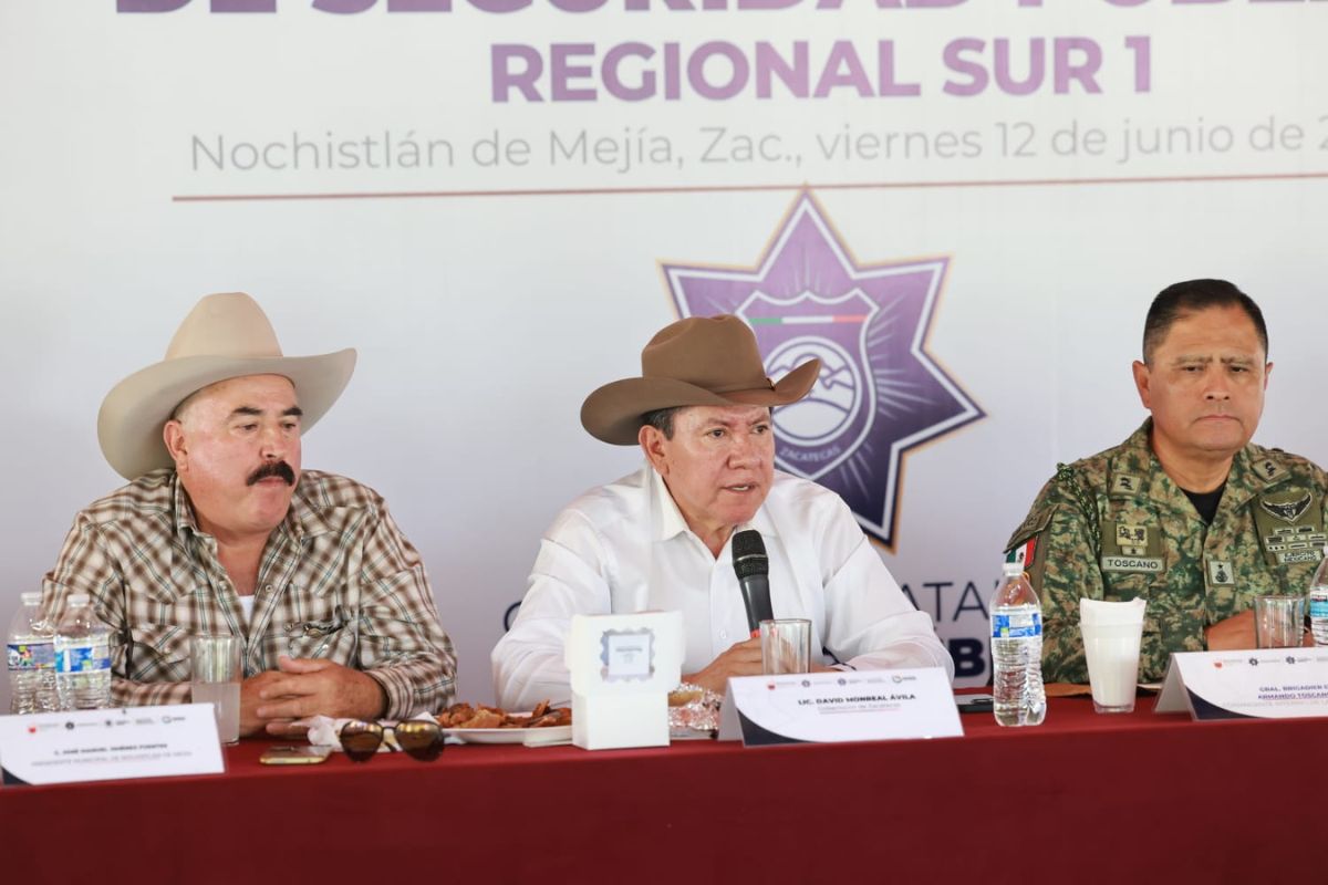 David Monreal destaca inversión histórica de más de 1 mil 357 millones de pesos para fortalecer la seguridad en Zacatecas.
