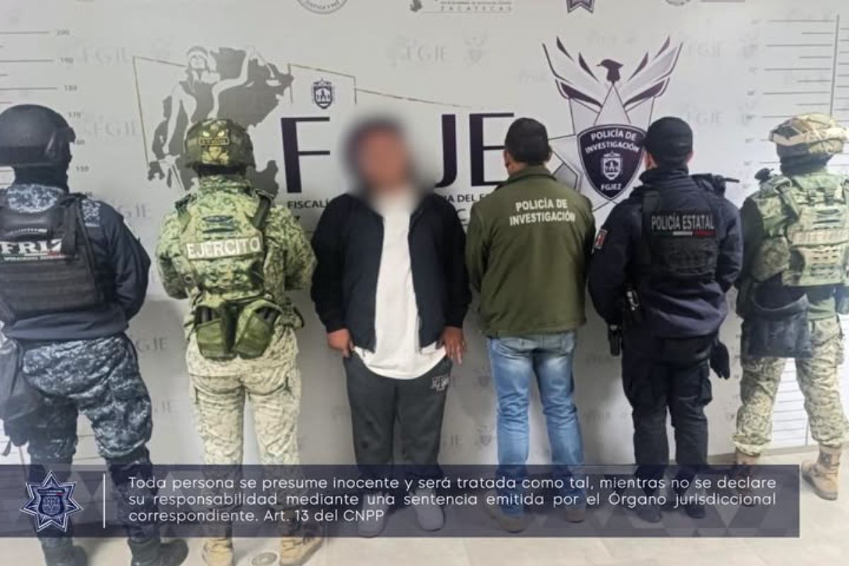Detienen en Zacatecas a joven con orden de aprehensión por robo y narcomenudeo