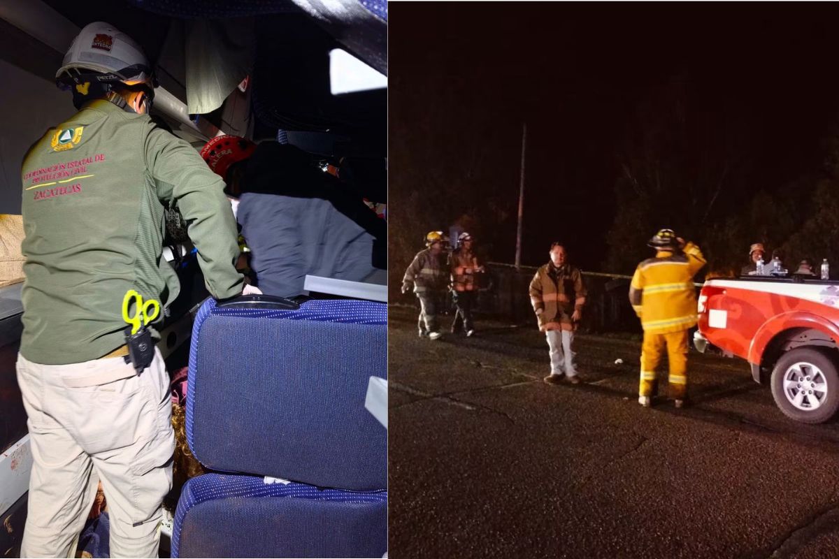 Volcadura de autobús en Morelos deja dos mujeres fallecidas y al menos 25 lesionados.