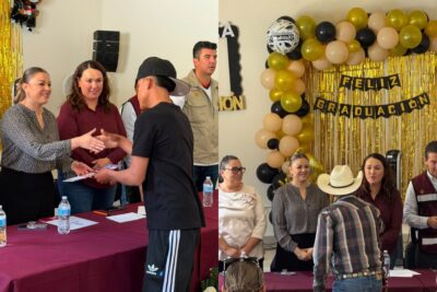 Guadalupe e IZEA entregan certificados a adultos que concluyeron primaria y secundaria
