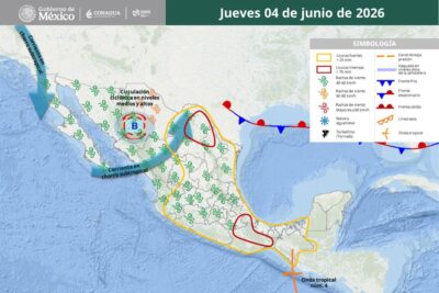 Gobierno de Zacatecas activa medidas preventivas ante pronóstico de lluvias intensas