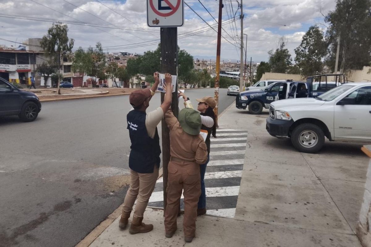 Gobierno de Zacatecas intensifica búsqueda de personas desaparecidas en colonias de la capital.
