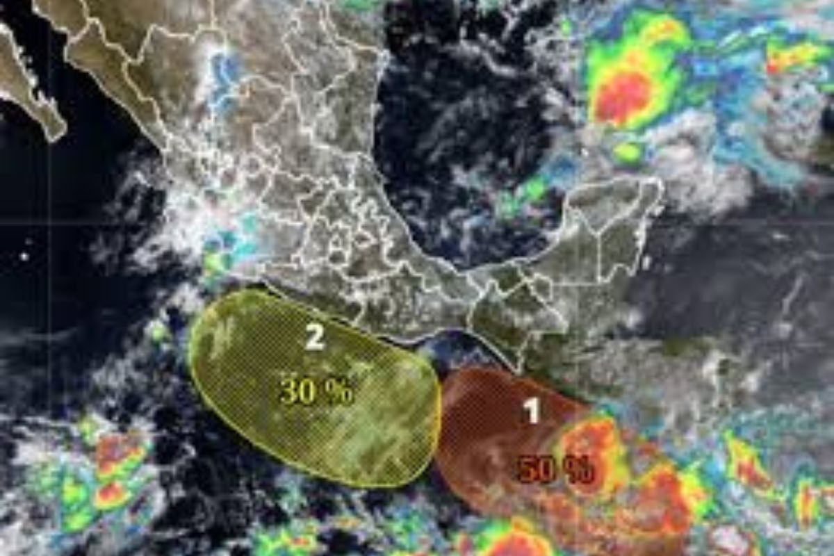 Alerta Meteorológica: Vigilan dos posibles ciclones que podrían impactar México 
