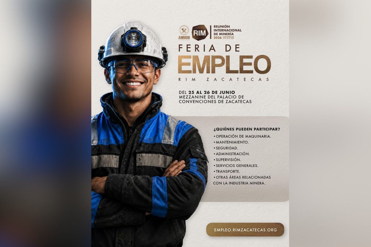 RIM Zacatecas 2026 impulsará empleo y proveeduría local con programa de capacitación gratuito.