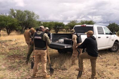 Comisión Local de Búsqueda despliega operativo forense en Calera