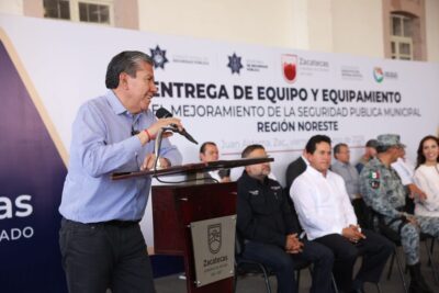 Gobernador entrega equipamiento por más de 53 millones y pone en marcha primer Centro de Monitoreo Vecinal en Zacatecas